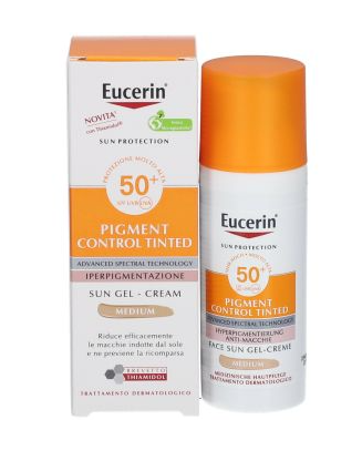 Eucerin Sun Pigment Control Tinted SPF 50+ Fotoprotettore Colorato ad Alta Protezione 50 ml